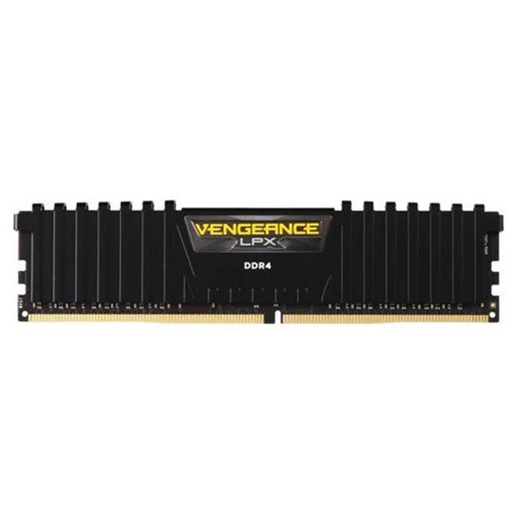 رم کامپیوتر کورسیر تک کاناله مدل Vengeance LPX فرکانس 3200 مگاهرتز DDR4 تایمینگ CL16 حافظه 8 گیگابایت