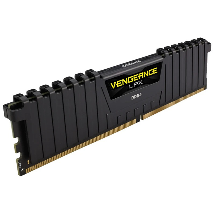 رم کامپیوتر کورسیر تک کاناله مدل Vengeance LPX فرکانس 3200 مگاهرتز DDR4 تایمینگ CL16 حافظه 8 گیگابایت