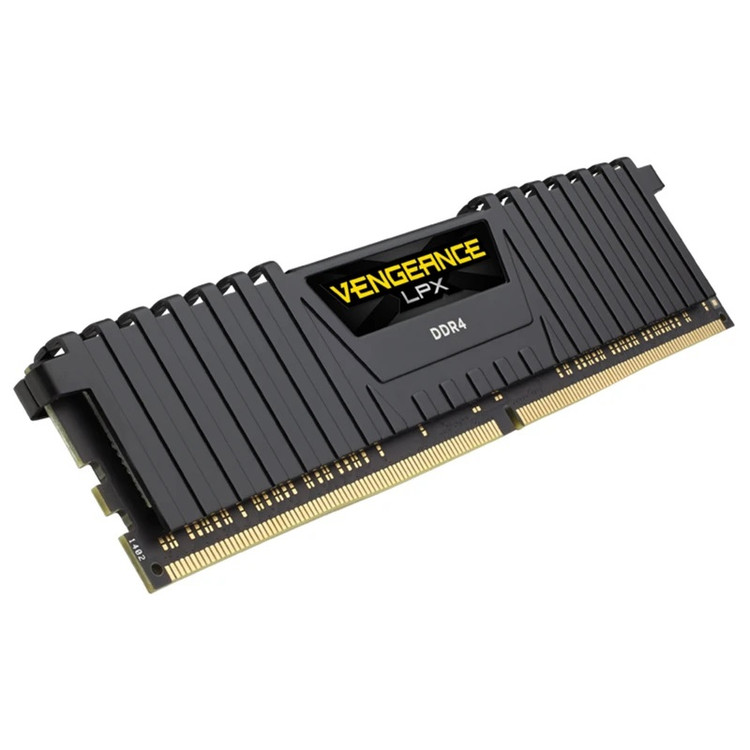 رم کامپیوتر کورسیر تک کاناله مدل Vengeance LPX فرکانس 3200 مگاهرتز DDR4 تایمینگ CL16 حافظه 8 گیگابایت