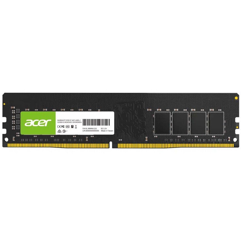 رم کامپیوتر ایسر تک کاناله مدل UD100 فرکانس 3200 مگاهرتز DDR4 تایمینگ CL22 حافظه 8 گیگابایت