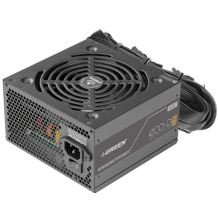 منبع تغذیه کامپیوتر 400W وات گرین مدل GP400A-ECO D