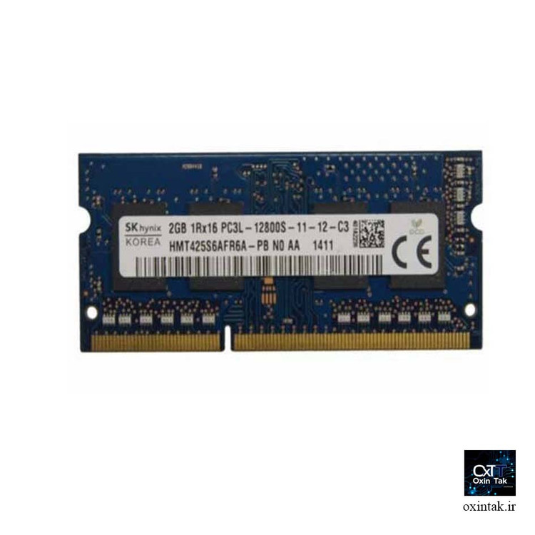 رم لپ تاپ DDR3L تک کاناله 1600 مگاهرتز CL11 اس کی هاینیکس مدل PC3L ظرفیت 2 گیگابایت price report
