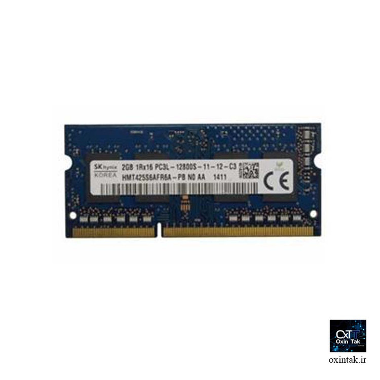 رم لپ تاپ DDR3L تک کاناله 1600 مگاهرتز CL11 اس کی هاینیکس مدل PC3L ظرفیت 2 گیگابایت price report