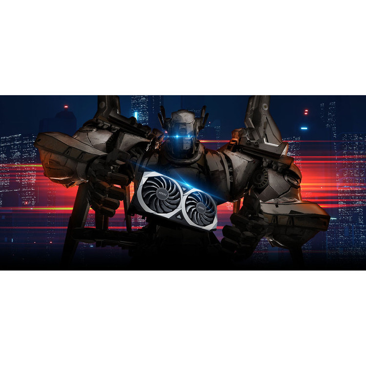 کارت گرافیک ام اس آی مدل Radeon RX 6600 MECH 2X 8G-کارکرده